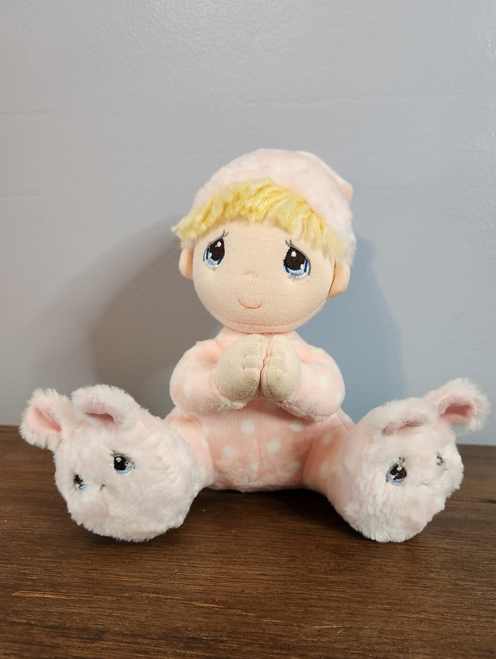 Precious Moments Praying Talking Plush Doll Now I Lay Me Down To Sleep Aurora